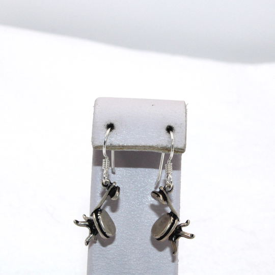 Let's Go To Work Vintage Sterling Silver Office Chair Dangle Earrings Free Shipping #chair-Erg22