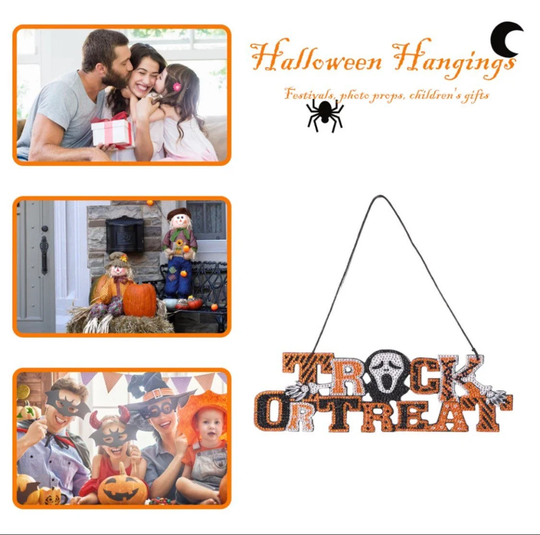 Us Seller. Foam Hanging Halloween Wall Decoration Diy Diamond Painting, Special Drill, Tools & Diamonds Included. Fast S&h