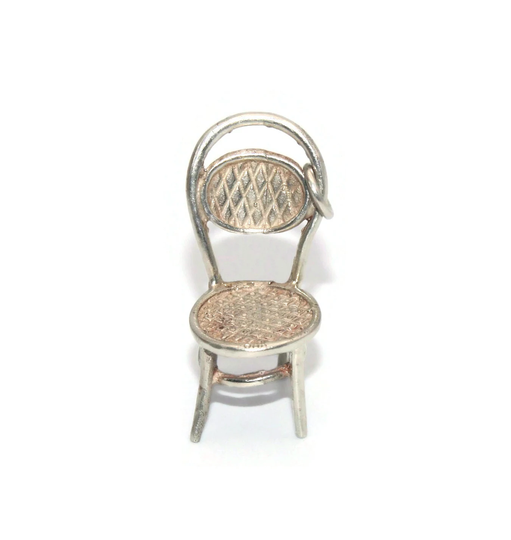 Vintage Sterling Silver Chair Pendant/Charm