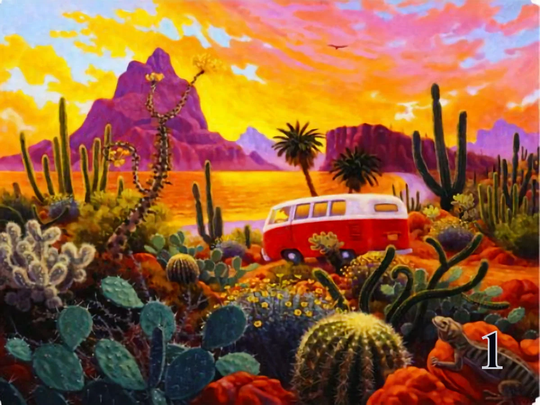 4 Painted Deserts Diy 5D Diamond Painting Kit Full Square & Round Drill