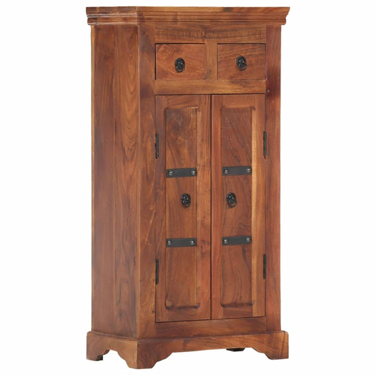 Sideboard 19.7"x11.8"x29.4" Solid Acacia Wood