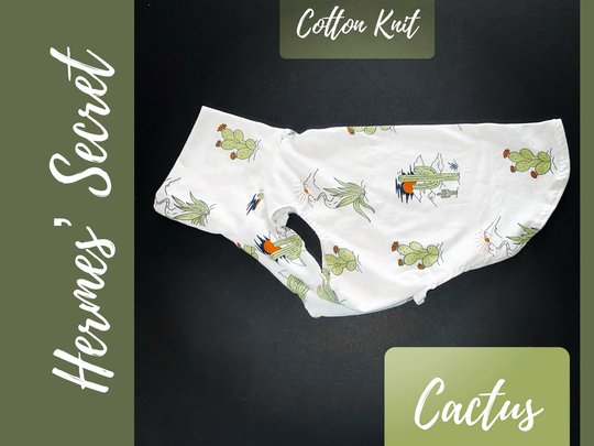 Hermes' Secret Cactus Cotton Knit Jammies