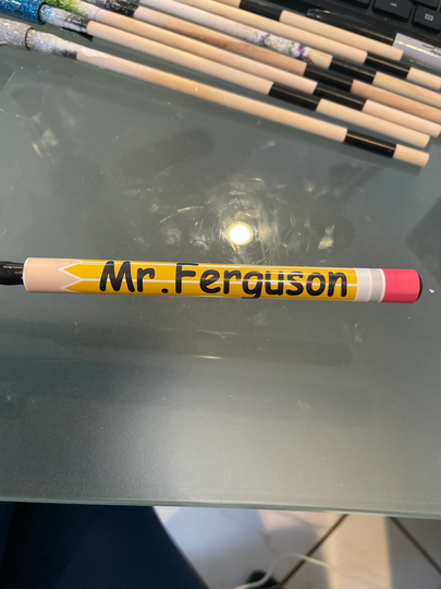 Personalized Pencil Style Epoxy Pen