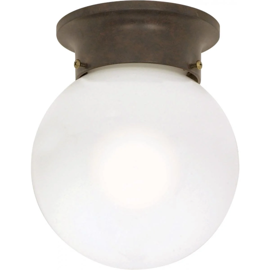 1-Light 6 In. Ball Flush Fixture