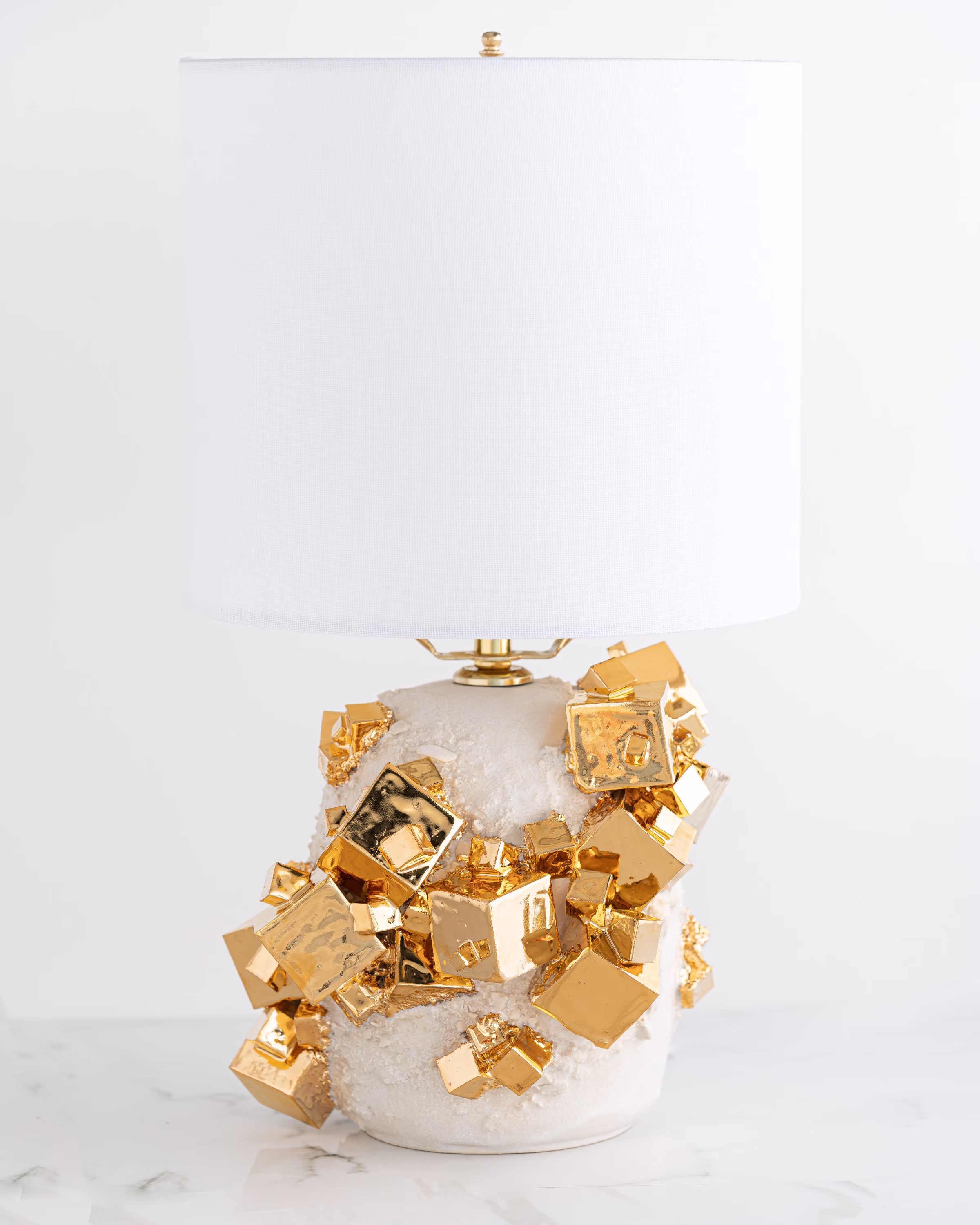 22Kt Gold "Pyrite" Table Lamp