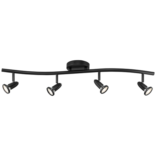 Access Lighting Cobra Black LED Wall or Ceiling Spotlight Bar