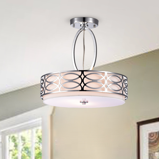 Altreya 3 - Light Drum Semi Flush Mount