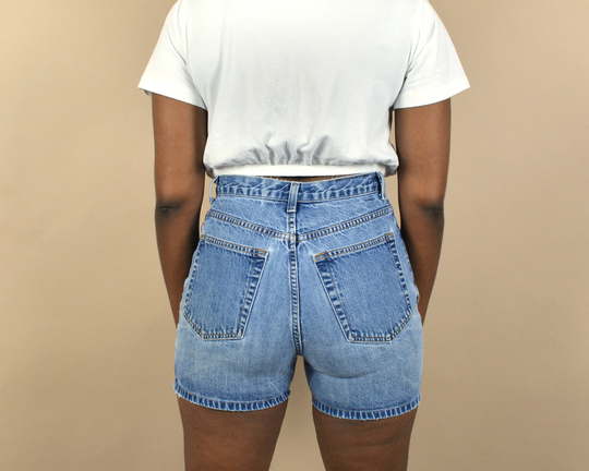 90S/Y2K Size 28 High Rise Denim Shorts