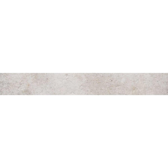The Tile Life Austin 10" x 1" Matte Resin Gray Pencil Liner Tile Trim - 10" x 1" of 1