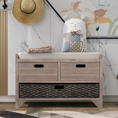 Orval Drawer Storage Bench