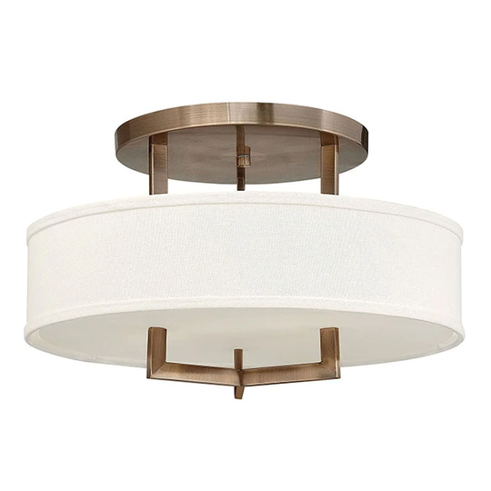Hinkley Lighting 3 Light 20" Width Semi-Flush Ceiling Fixture from the