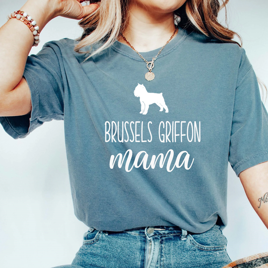 Comfort Colors Shirt Brussels Griffon Mama, Comfy Shirt, Gifts, Mom
