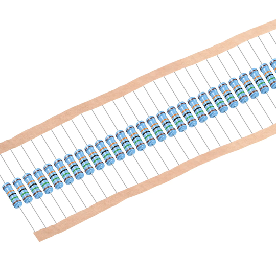 30 pcs Metal Film Resistors 150K Ohm 1W 1% Tolerances 5 Color Bands - Muti-Color