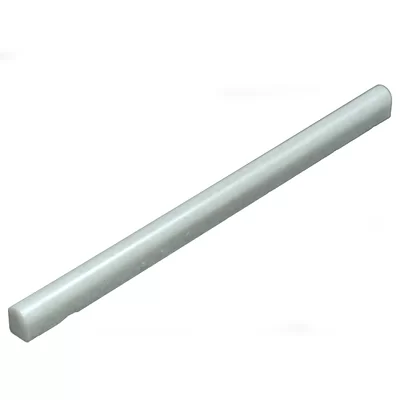 Equator 12" x 0.75" Polished Marble Pencil Liner Tile Trim in Gray