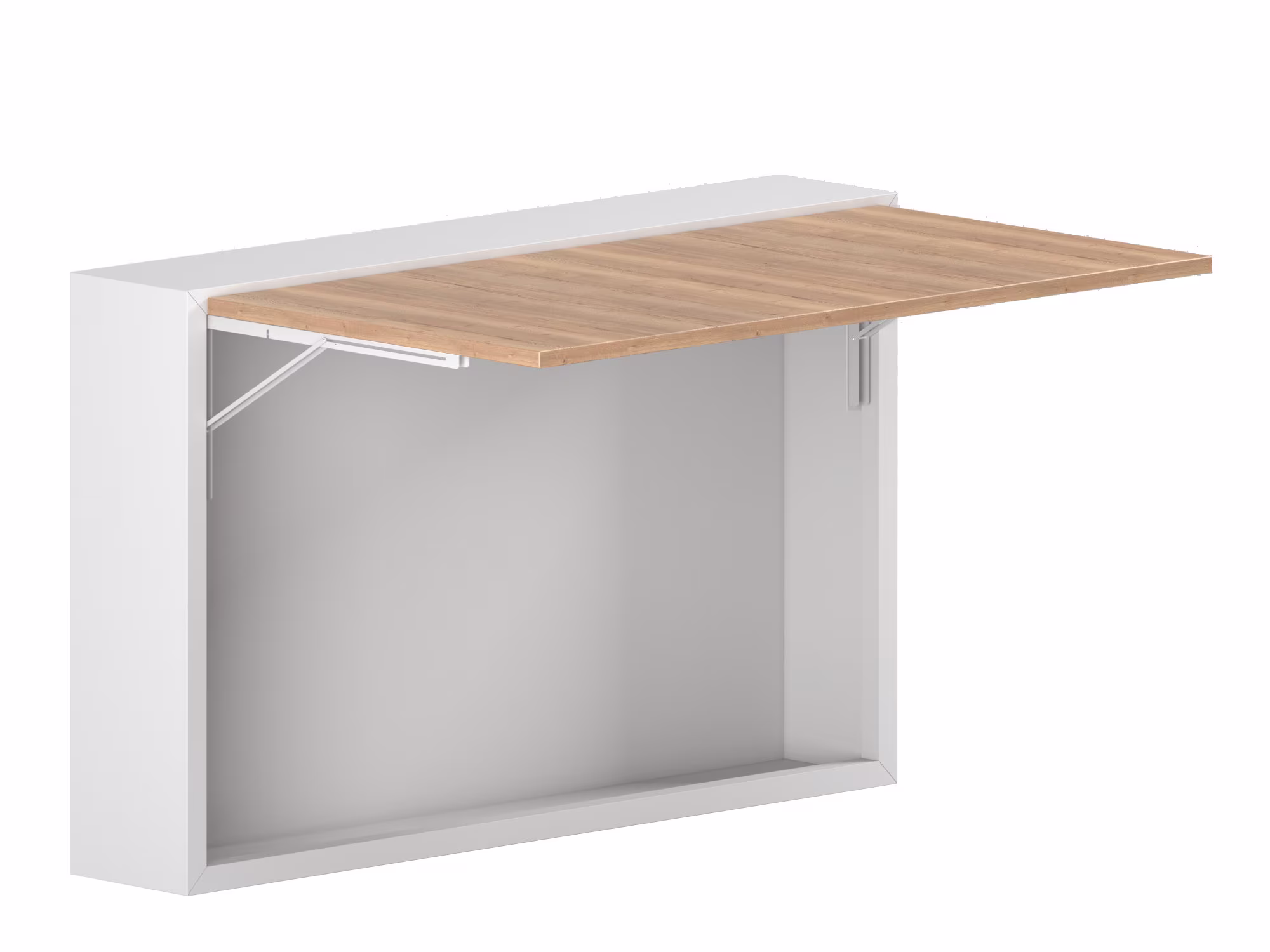 Foldable Dining Table To Shelve | Click & Fold With Storage 2 Folding | Chairs Included