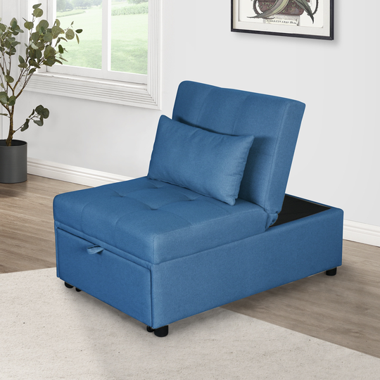 Convertible Sofa Bed Sleeper Folding Ottoman Sofa Bed Couch Chair Bed