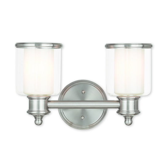 Livex Lighting Middlebush Brushed Nickel 2-light Bath Vanity
