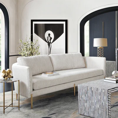 Lane 91" Round Arm Sofa