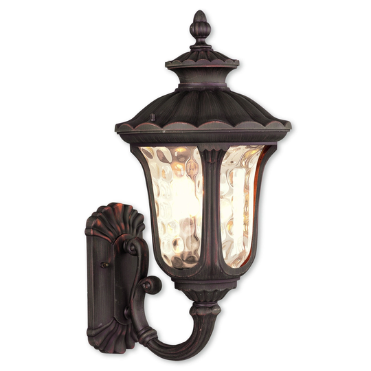 Livex Lighting Oxford Imperial Bronze 3-light Outdoor Wall Lantern