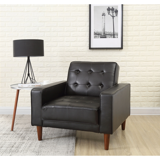 Andrews Faux Leather Chair Bed