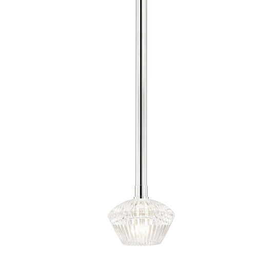 Barclay 1-Light Pendant with Clear Shade