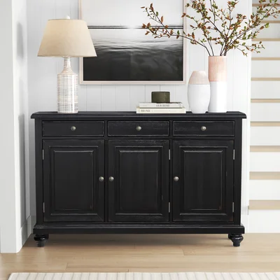 Quincy 55.5'' Wide 3 Drawer Sideboard