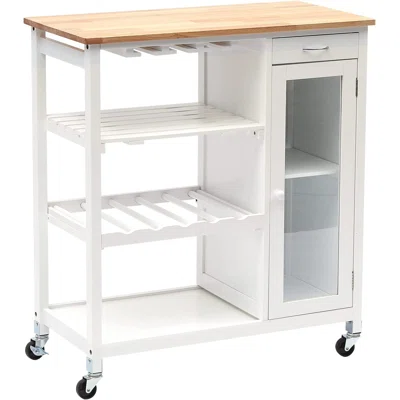 Vipta 31.7'' Wide Rolling Kitchen Cart