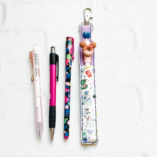 Best Day Ever Pen Pencil Holder Keychain, Stylus Holder, Magic Mouse Keychain Case, Pen Holder, Gift Under 10 & 20, Pen Lanyard Badge Clip