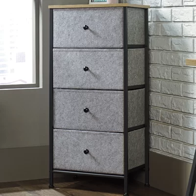 Haneline 4 Drawer Storage Drawer