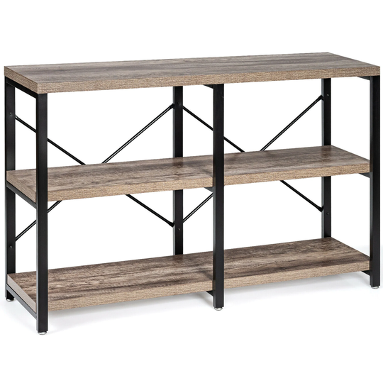 3 Tier Console Table Entryway Table Rustic Hallway Stand