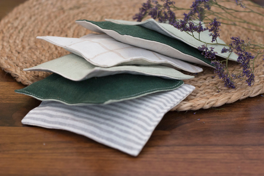 Linen Lavender Sachet Bags Filled With Organic