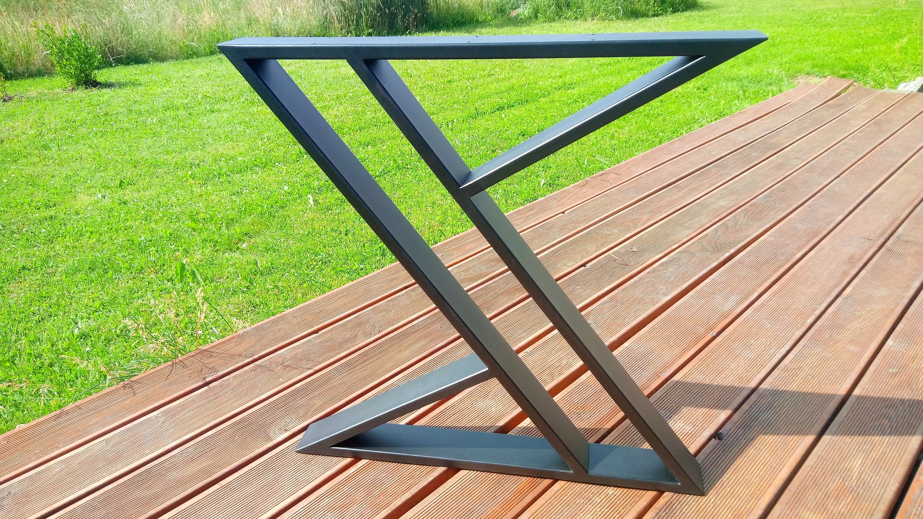 Z Shape Table Base, Metal Base, Kitchen Legs, Dining Industrial N211