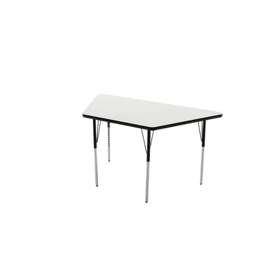 Whiteboard Table Markerboard Table Dry Erase Table - Activity Legs - TrapE-Zoid - 24"W x 48"L