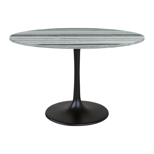 Depot City Dining Table Gray & Black - 47.2