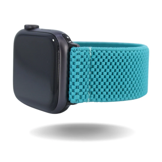 Elastic Watch Band For Apple - All Series | Models 1 8, Se, Ultra Blue Textured Dots