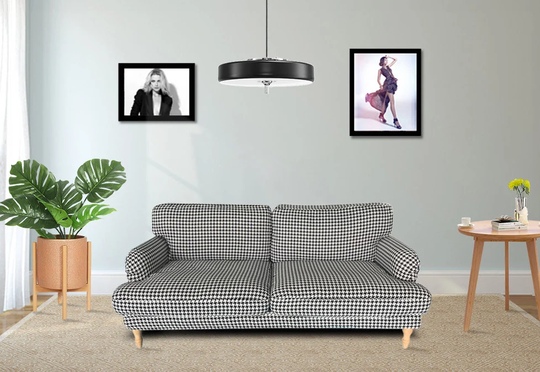 Stocksund Cover, Ikea Sofa Replacement Slipcover, Stocksund, Grid Pattern