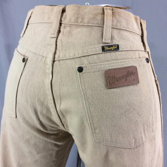 Size 29 Wrangler Vintage Western Jeans High Waisted 90's Tan Boyfriends Mom Rodeo Riders Made in Usa, Waist 29"