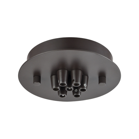 Elk Illuminaire Accessories 7-light Small Round Canopy Flush Mount in Oil Rubbed Bronze