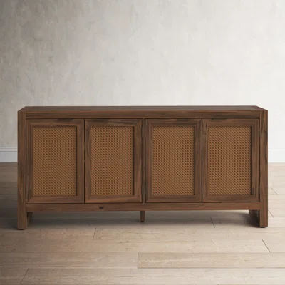 Brazos 68" Wide Pine Solid Wood Sideboard