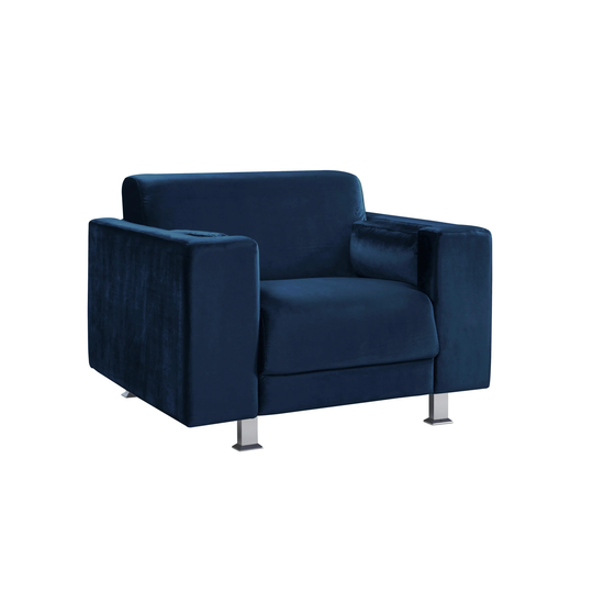 Chic Home Nancy Elegant Velvet Plush Cushion Seat Club Chair