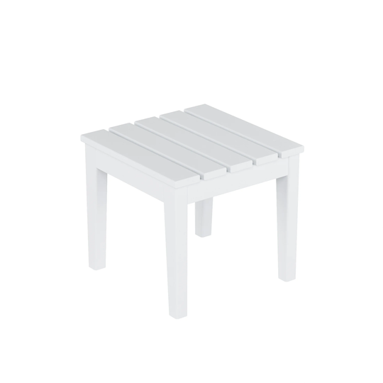 Shoreside 18" Modern Poly Eco-Friendly All Weather Side Table