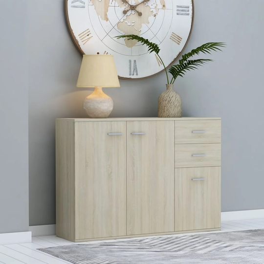 Sideboard Sonoma Oak 41.3"x11.8"x29.5" Chipboard