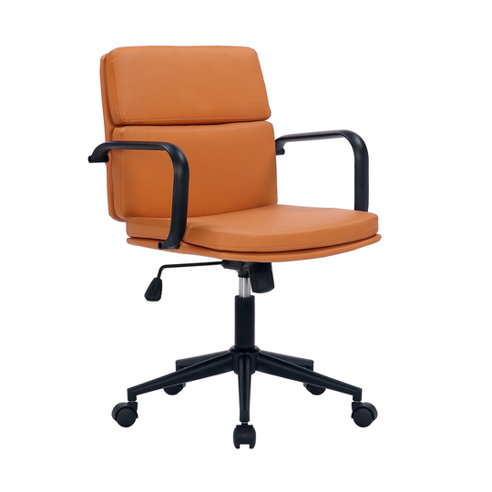 Porthos Home Rafa Comfy Office Chair For Women And Men, PU Leather