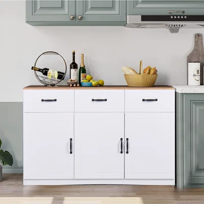 Neisler 53" Wide 3 Drawer Sideboard