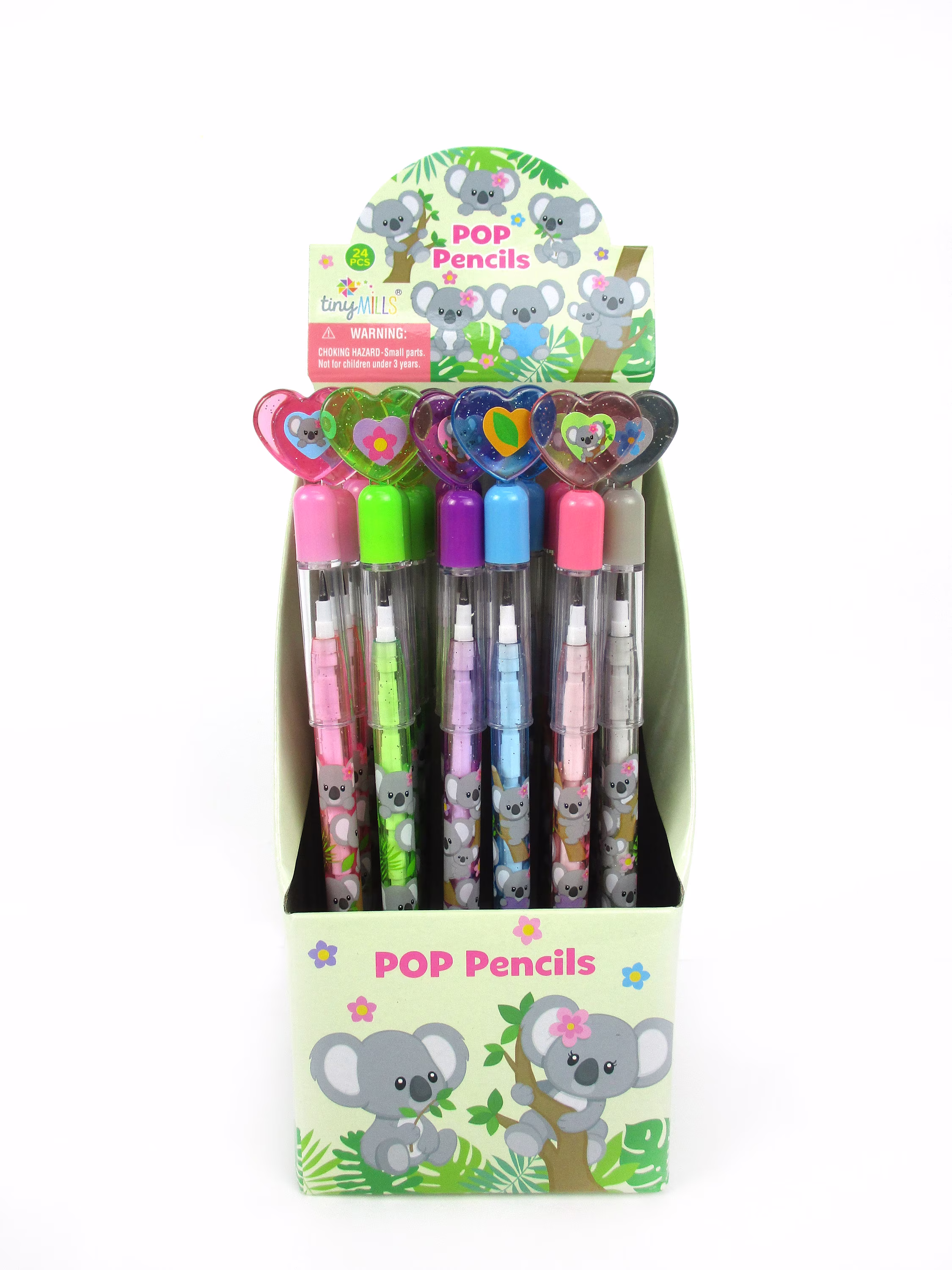 24 Pcs Koala Multi Point Pencils