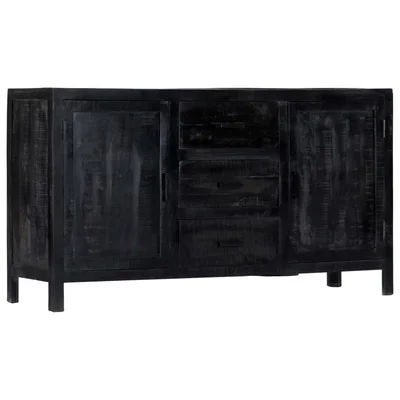Pagedale 57.87" Wide 3 Drawer Mango Wood Sideboard