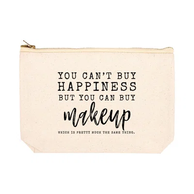 You Can't Buy Happiness Makeup Pouch