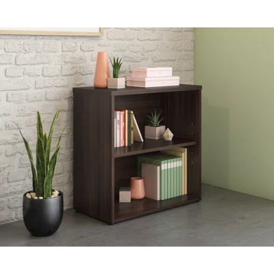 2-Shelf Commercial Bookcase In Noble Elm