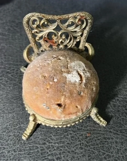 Antique Vintage 1930's Edwardian Chair Pincushion