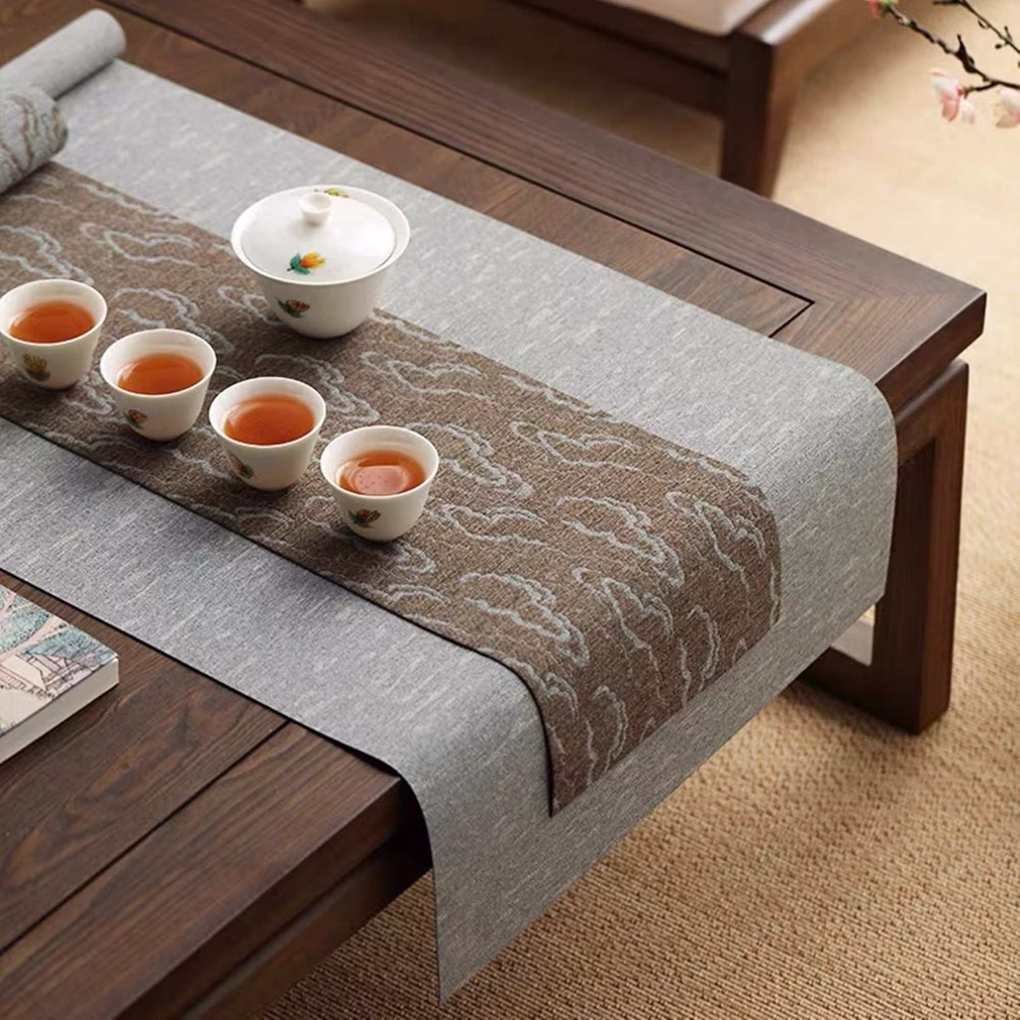 6 Colors - Waterproof Table Runners | Cotton & Linen Tea Mat Decor Linens Place Ceremony